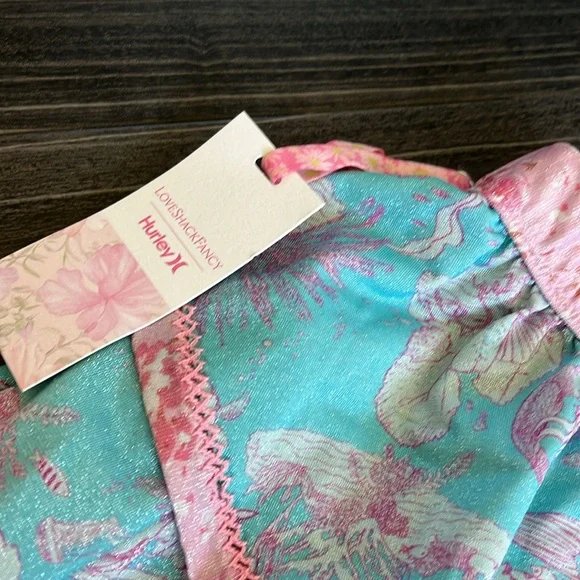 LoveShackFancy x Hurley Under The Sea Tiered Mini Skirt - Picture 12 of 13